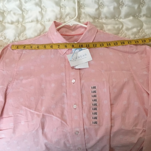NEW Liz Claiborne  Button Up Cotton Shirt - Picture 9 of 12